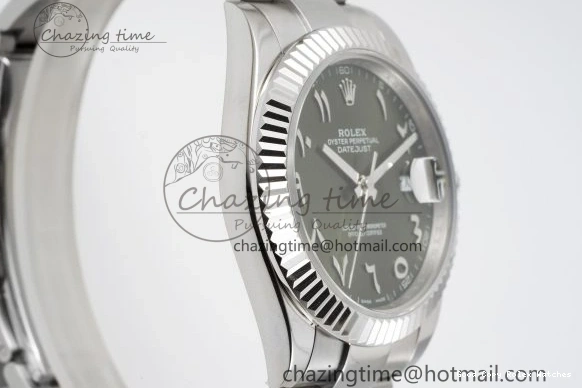 Good Copy Rolex Watches Green 41 V Oyster Steel VR3235 JDF Markers SS Dial Bracelet Sundust Arabic QuickDry DateJust 904L on 2238 0111